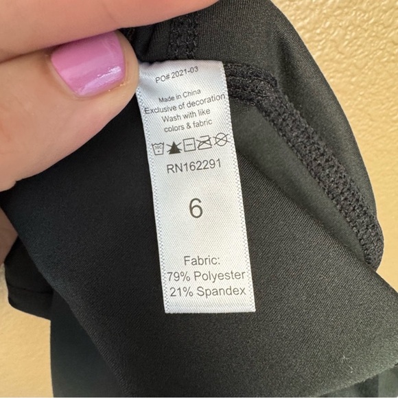 Sweetflexx resistance leggings Size 6 black high rise - Picture 9 of 10